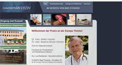Desktop Screenshot of dr-irlacher.de